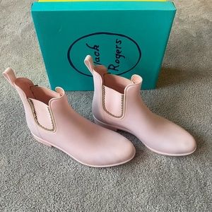 Jack Rogers Sallie Rain Boots Blush (Pale Pink) w/ Box
